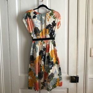 ✨Zara Multicolored Floral Midi Dress XS